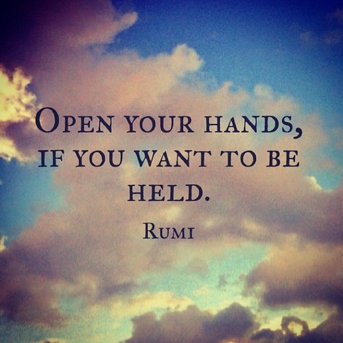 open your hands